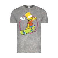 Cloud Rock The Simpsons Bart Simpson Eat My Shorts Vintage Tee - longCreatives