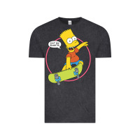 Vintage Black The Simpsons Bart Simpson Eat My Shorts Vintage Tee - longCreatives