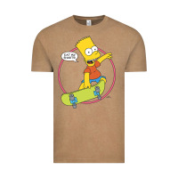 Vintage Coffee The Simpsons Bart Simpson Eat My Shorts Vintage Tee - longCreatives