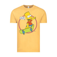 Vintage Mustard The Simpsons Bart Simpson Eat My Shorts Vintage Tee - longCreatives