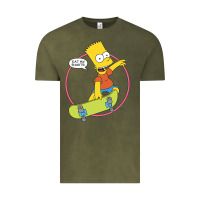 Vintage Olive The Simpsons Bart Simpson Eat My Shorts Vintage Tee - longCreatives