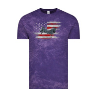 Cloud Purple CH-47 Chinook Helicopter USA Flag Helicopter Pilot Gifts Vintage Tee - longCreatives