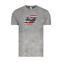 Cloud Rock CH-47 Chinook Helicopter USA Flag Helicopter Pilot Gifts Vintage Tee - longCreatives