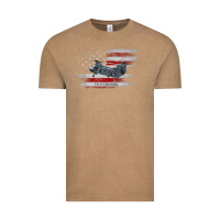 Vintage Coffee CH-47 Chinook Helicopter USA Flag Helicopter Pilot Gifts Vintage Tee - longCreatives