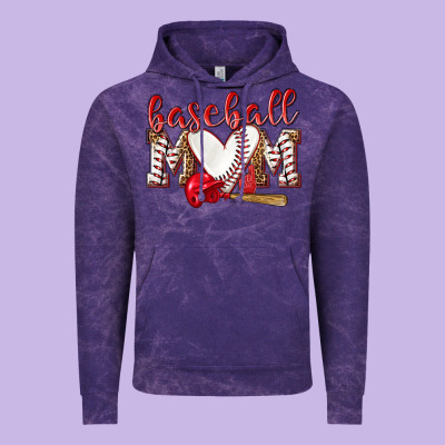 Baseball Mom Vintage Hoodie Designed By Nancycooperartshop