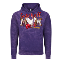 Cloud Purple Baseball Mom Vintage Hoodie - NancyCooperArtShop
