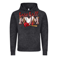 Vintage Black Baseball Mom Vintage Hoodie - NancyCooperArtShop