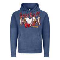 Vintage Denim Baseball Mom Vintage Hoodie - NancyCooperArtShop