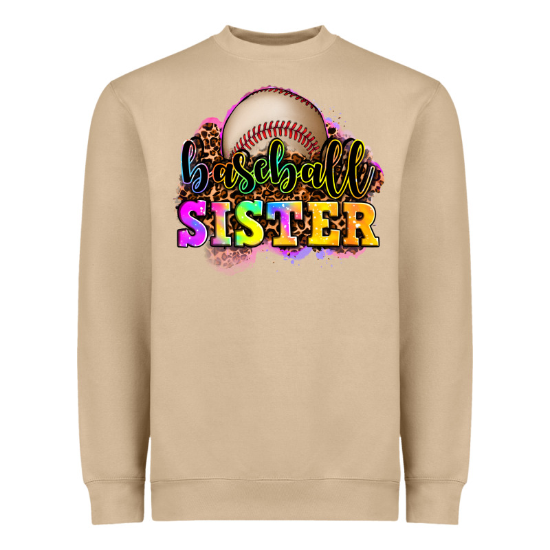 Baseball Sister Heavyweight Sweatshirt by OliviaCreatesArt | Teevron