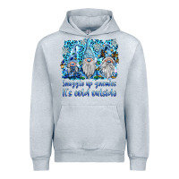 Heather Grey snuggle up gnomies it's coll outside Urban Hoodie - BarkalooDesign