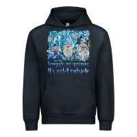 Navy snuggle up gnomies it's coll outside Urban Hoodie - BarkalooDesign