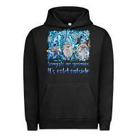 Pigment Black snuggle up gnomies it's coll outside Urban Hoodie - BarkalooDesign