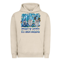 Pigment French Oak snuggle up gnomies it's coll outside Urban Hoodie - BarkalooDesign
