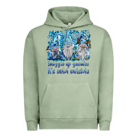Pigment Oil Green snuggle up gnomies it's coll outside Urban Hoodie - BarkalooDesign