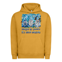 Pigment Peanut Butter snuggle up gnomies it's coll outside Urban Hoodie - BarkalooDesign