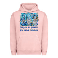 Pigment Salmon snuggle up gnomies it's coll outside Urban Hoodie - BarkalooDesign