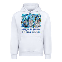 White snuggle up gnomies it's coll outside Urban Hoodie - BarkalooDesign
