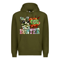 Army Green egg hunter Premium Hoodie - FaDigitalArtStudio