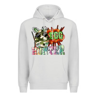 Dove Grey egg hunter Premium Hoodie - FaDigitalArtStudio