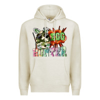 Oatmeal Heather egg hunter Premium Hoodie - FaDigitalArtStudio