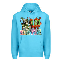 Ocean Blue egg hunter Premium Hoodie - FaDigitalArtStudio