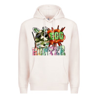 Pale Pink egg hunter Premium Hoodie - FaDigitalArtStudio