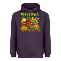 Plum small town st patricks day Heavyweight Hoodie - CowhideDigitalArt