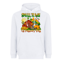 White small town st patricks day Heavyweight Hoodie - CowhideDigitalArt
