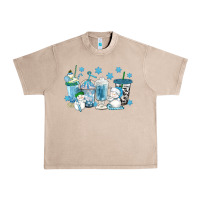 French Oak winter snowman coffee cups Urban Heavy Tee - texasbilliewilder