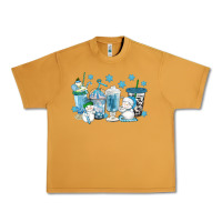 Peanut Butter winter snowman coffee cups Urban Heavy Tee - texasbilliewilder