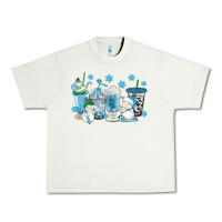 Pistachio winter snowman coffee cups Urban Heavy Tee - texasbilliewilder
