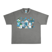 Tornado winter snowman coffee cups Urban Heavy Tee - texasbilliewilder