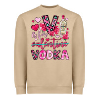 Mushroom v is for vodka Heavyweight Sweatshirt - OliviaCreatesArt