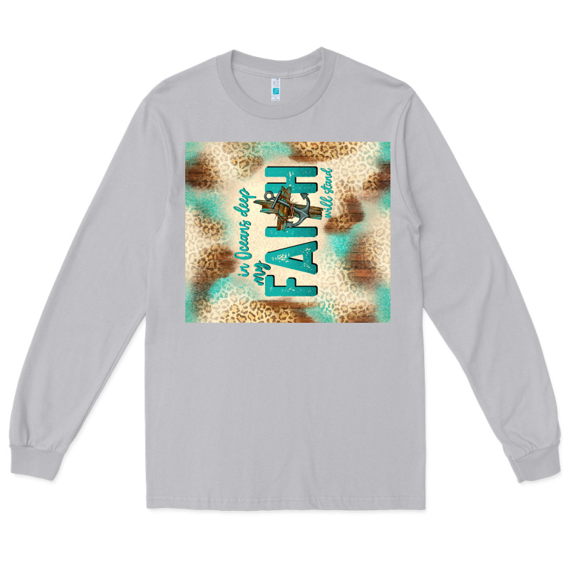Faith With Cross Long Sleeve Tee by TumblerDesignByShophia | Teevron
