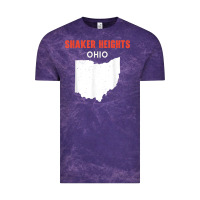 Cloud Purple shaker heights ohio usa state america travel ohioan Vintage Tee - trangStudio