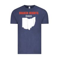 Vintage Denim shaker heights ohio usa state america travel ohioan Vintage Tee - trangStudio