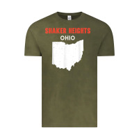 Shaker Heights Ohio Usa State America Travel Ohioan Vintage Tee | Teevron