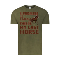 Vintage Olive I Promise Honey This Is My Last Horse Vintage Tee - Bettercallsaul