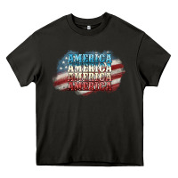 Asphalt America america Heavy Core Tee - NancyCooperArtShop