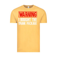 Vintage Mustard Mens Warning I Bought The Drink Package Cruise Shirts [Men] Vintage Tee - trangStudio