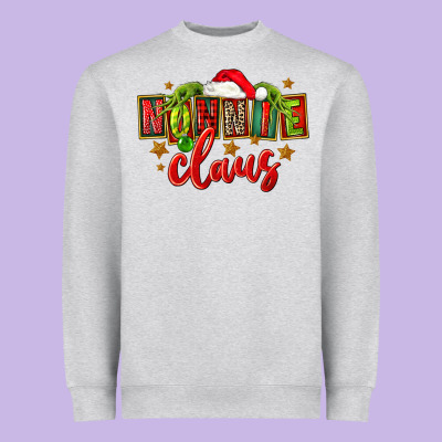 Christmas Nonnie Claus Heavyweight Sweatshirt Designed By Fadigitalartstudio