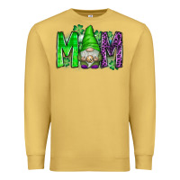 Antique Gold st patricks day mom gnome Premium Sweatshirt - CowhideDigitalArt