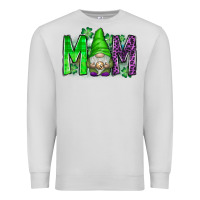 Dove Grey st patricks day mom gnome Premium Sweatshirt - CowhideDigitalArt