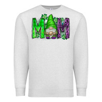 Oatmeal Heather st patricks day mom gnome Premium Sweatshirt - CowhideDigitalArt
