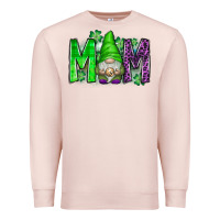 Pale Pink st patricks day mom gnome Premium Sweatshirt - CowhideDigitalArt