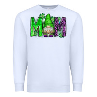 White st patricks day mom gnome Premium Sweatshirt - CowhideDigitalArt