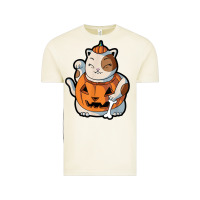 Vintage Arctic cute kawaii maneki neko cat halloween pumpkin costume boys Vintage Tee - trangStudio