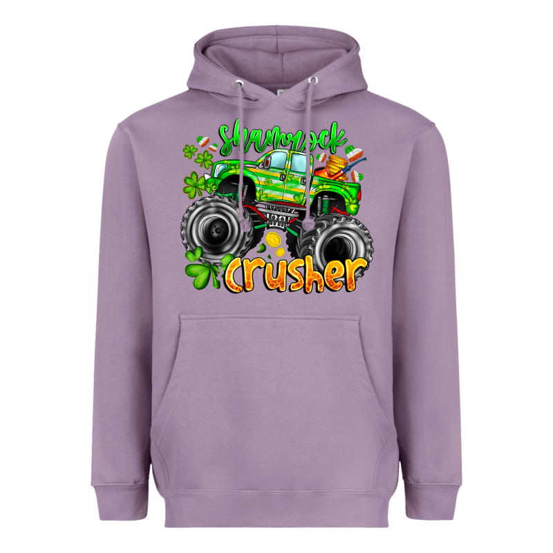 Shamrock Crusher Heavyweight Hoodie by CowhideDigitalArt | Teevron