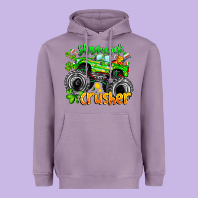 Shamrock Crusher Heavyweight Hoodie Designed By Cowhidedigitalart
