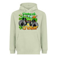 Matcha Shamrock Crusher Heavyweight Hoodie - CowhideDigitalArt